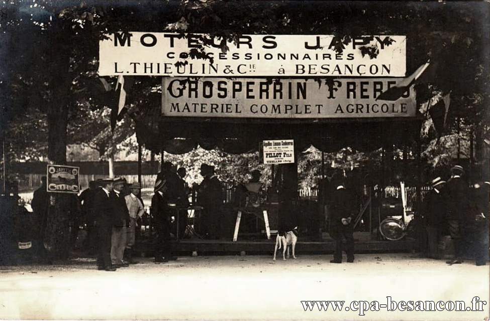 BESANÇON - Chamars - Foire comtoise - Moteurs JAPY - GROSPERRIN FRERE